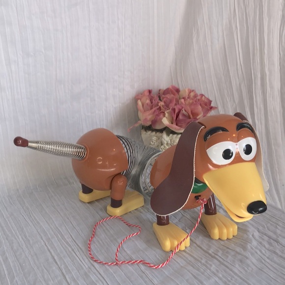 DISNEY TOY STORY Slink extra long slinky talking dog toy with pull along leash - Picture 1 of 13